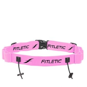 Fitletic ohut numerolappuvyö joustavalla materiaalilla RN01 pinkki/musta 